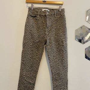 PacSun Cheetah Print Skinny Jeans